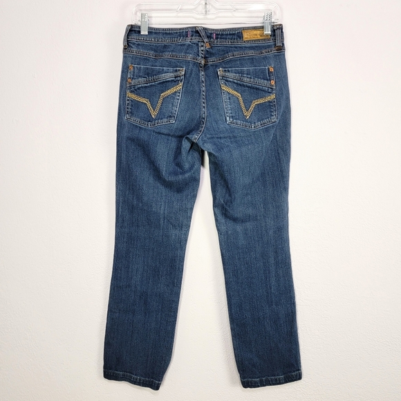 Volcom Modern Straight Low Rise Jeans Size 9 - Picture 3 of 15